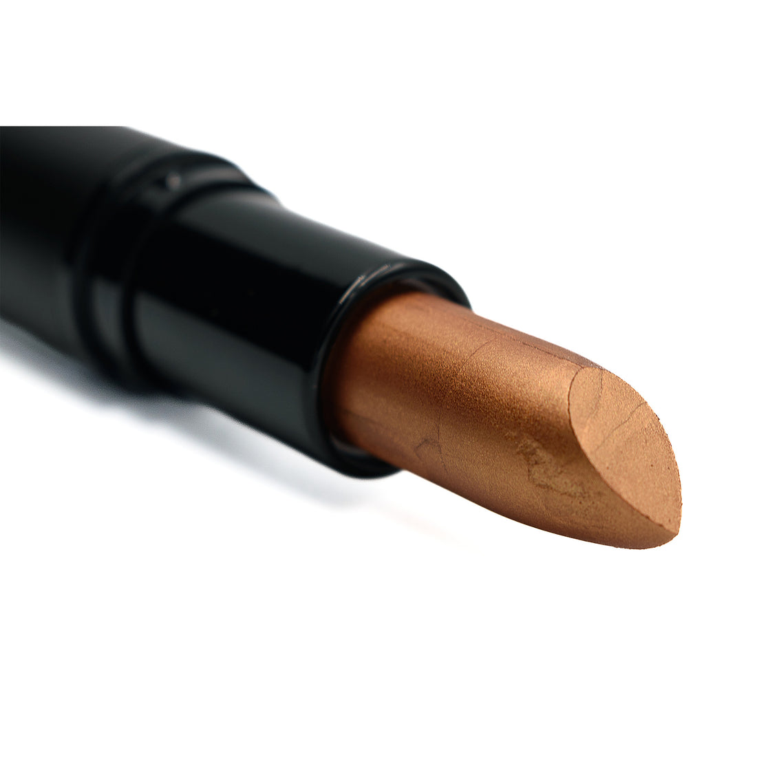Pure Ziva Bronze Foil Metallic Gold Brown Shiny Pearl Moisturizing Lip Cream Lipstick Color Paraben, Lanolin & Cruelty Free, No Animal Testing