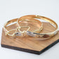 2.12" Inch Circle and Tribal Arrow Design Tri-Tone Rose Gold, Yellow Golden, & Silver Tone Sparkly Glitter Statement Hoop Earrings, Gold Plated