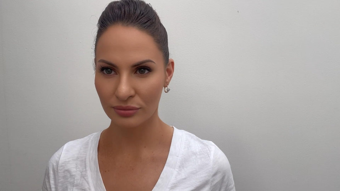 0.70" Inch Shamrock Flower Christian Cross Hoop Earring for Women, Micropave Cubic Zirconia CZ Accents, 18k Yellow Gold Filled Plated, Snap Back Closures