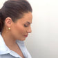 Gold Tone Hoop Earrings for Women, 18k Yellow Gold Filled (Classic Huggies)