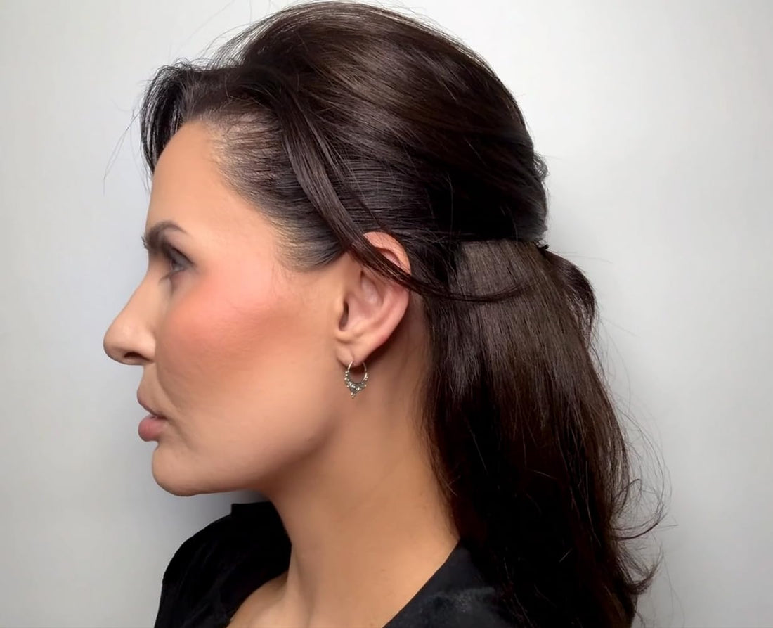 Boho Filigree Lace Drop & Hoop Earrings, Hypoallergenic 925 Sterling Silver (Vintage Septum Hoops)