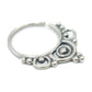Boho Filigree Lace Drop & Hoop Earrings, Hypoallergenic 925 Sterling Silver (Vintage Septum Hoops)