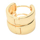 Gold Tone Hoop Earrings for Women, 18k Yellow Gold Filled (Classic Huggies)