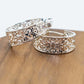 0.80" Inch Vintage Filigree Hoop Earrings, Openwork Chunky Mesh Filigree Heart Lace Design, Lightweight & Hypoallergenic, 925 Sterling Silver