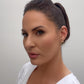 Gold Tone Hoop Earrings for Women, 18k Yellow Gold Filled (12mm Knot Hoop)