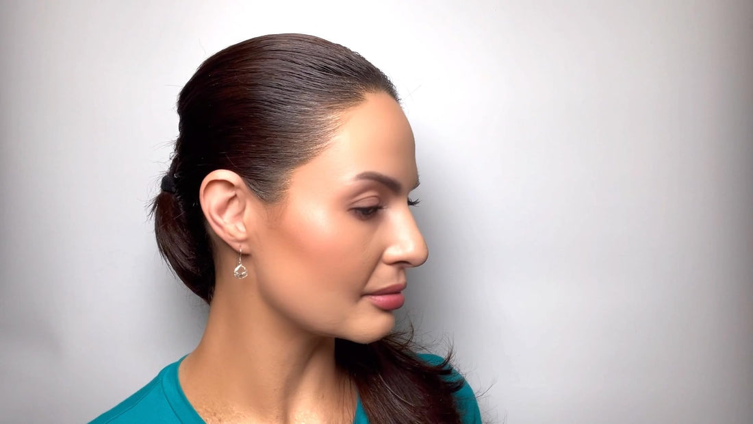 Boho Filigree Lace Drop & Hoop Earrings, Hypoallergenic 925 Sterling Silver (Classic Filigree Drop)