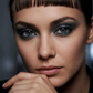 Pure Ziva Thunder Matte Dark Grey Blue Gray Pressed Powder Single Eyeshadow; Talc, Paraben & Cruelty Free