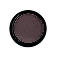 Purple eyeshadow in a black container on a white background