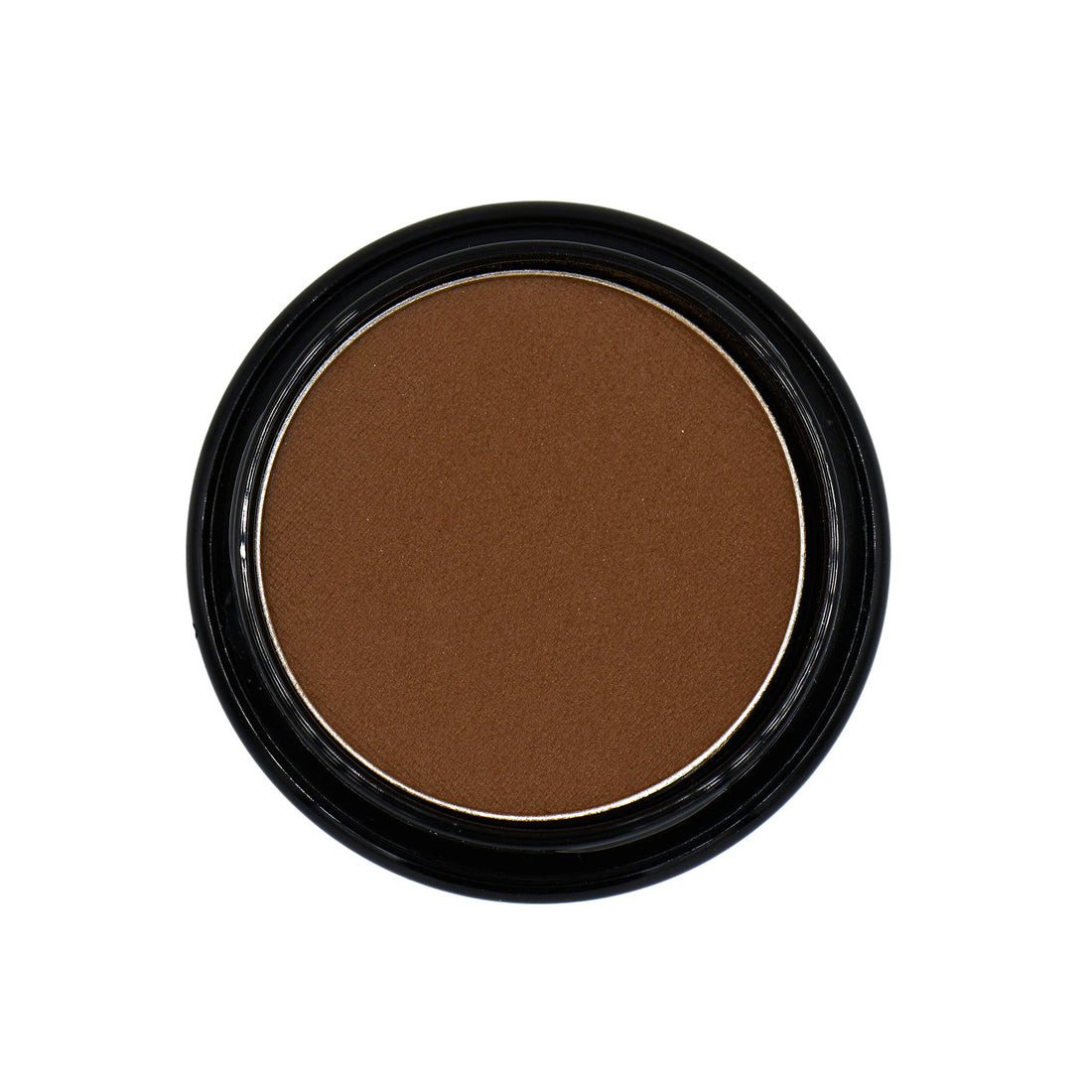 Pure Ziva Chocolate Brown Chestnut Cocoa Matte Opaque Pressed Powder Single Vegan Eyeshadow; Talc, Paraben & Cruelty Free