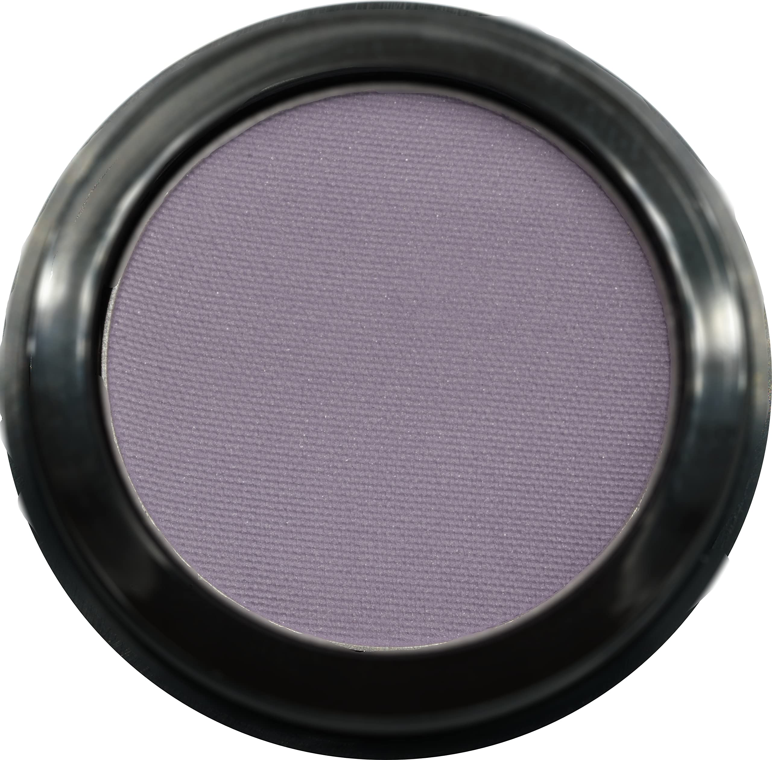 Purple eyeshadow in a black compact