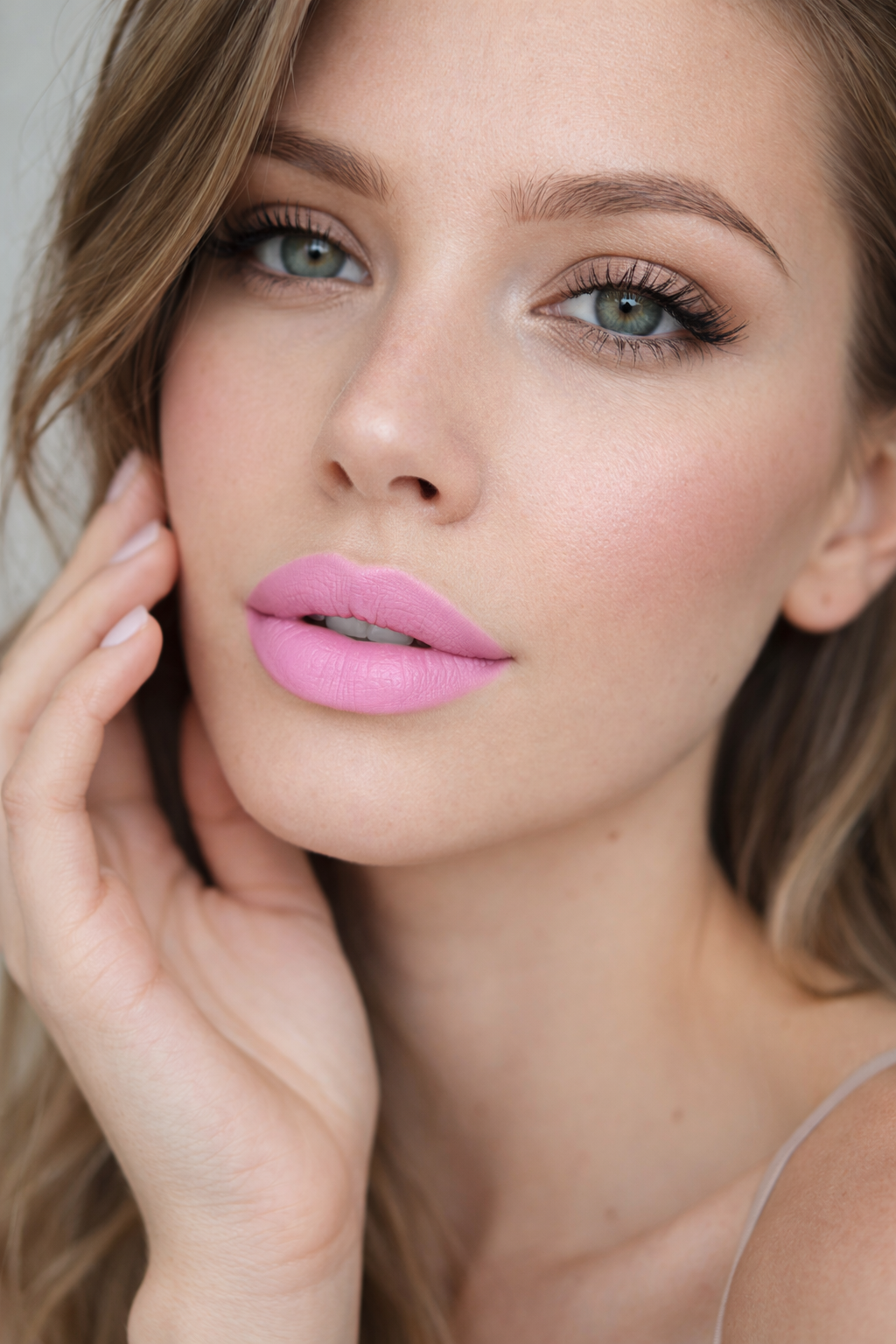 Pure Ziva Bubble Gum Pale Light Pink Lipstick Color Moisturizing Paraben Free, No Animal Testing & Cruelty Free Lip Makeup Color