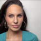 2.36" Inch Tribal Arrow Design Tri-Tone Rose Gold, Yellow Golden, & Silver Tone Sparkly Glitter Hoop Earrings, Gold Plated