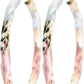 1.50" Twisted Rope Vintage Retro Wave Tri-Tone Rose Gold, Yellow Golden, & Silver Tone Hoop Earrings, Gold Filled Plated