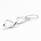 925 Sterling Silver Earrings, Drop, Hoop, Dangle, Stud and Crawler (1.33 Twisting Spiral)