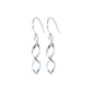 925 Sterling Silver Earrings, Drop, Hoop, Dangle, Stud and Crawler (1.33 Twisting Spiral)