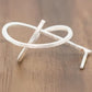 Silver Abstract Modern Art Scultpural Knot Stud Earrings, 925 Sterling, Push Backings, 0.94" Inch
