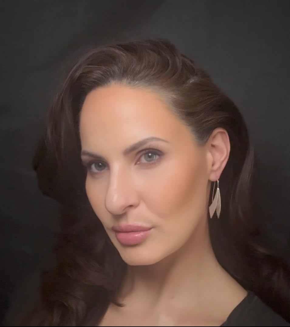 Modern Art Triangle Sculptural Freeform Dangle Drop Statement Earrings, Matte 925 Sterling Silver, 1.75" Inch Length, Fish Hooks